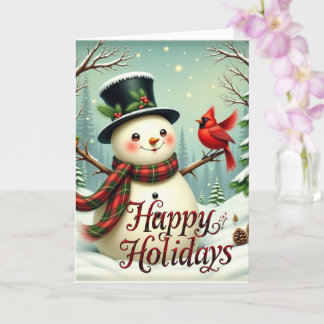 Tarjeta Navidades de Sammy Snowman