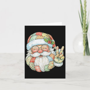 Tarjeta Navidades de Santa Claus Retro Funny Mens W