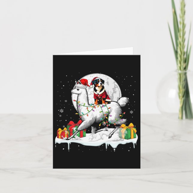 Tarjeta Navidades de Santa Entlebucher (Anverso)