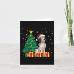 Tarjeta Navidades de Santa Hat, un sepelio inglés feo, alu