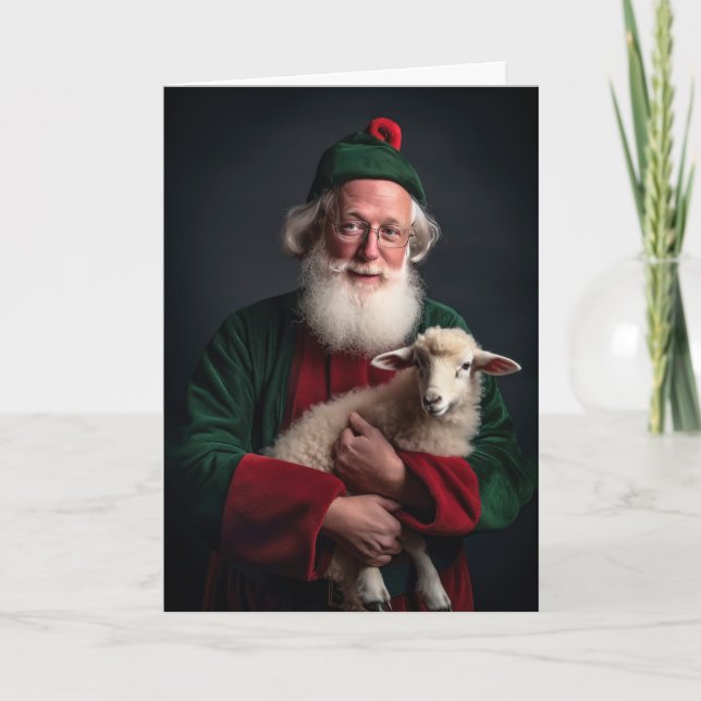 Tarjeta Navidades de Santa María de Irlanda (Anverso)