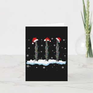 Tarjeta Navidades de Santa Oboe iluminan divertidos regalo