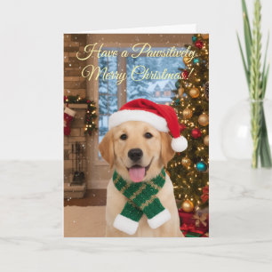 Tarjeta Navidades de Santa Paw - Un lindo saludo de un rec