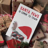 Navidades de Santa Paws Bulldog francés Blue Merle