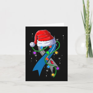Tarjeta Navidades de sensibilización sobre la diabetes San