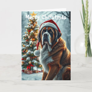 Tarjeta Navidades de St Bernard