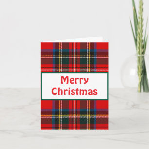 Tarjeta Navidades de Stewart reales doblados