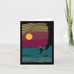 Tarjeta Navidades De Surf En Julio Retro Beach Summer Vaca