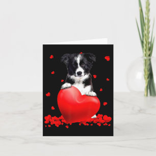 Tarjeta Navidades de The Heart Border Collie Dog Lover