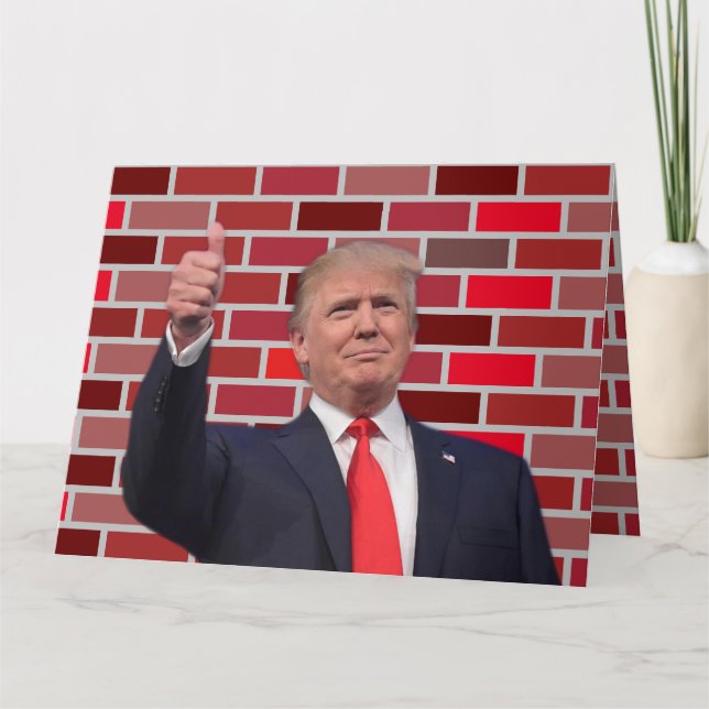 Tarjeta Navidades de Trump (Anverso)