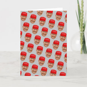 Tarjeta NAVIDADES de TRUMP MAGA