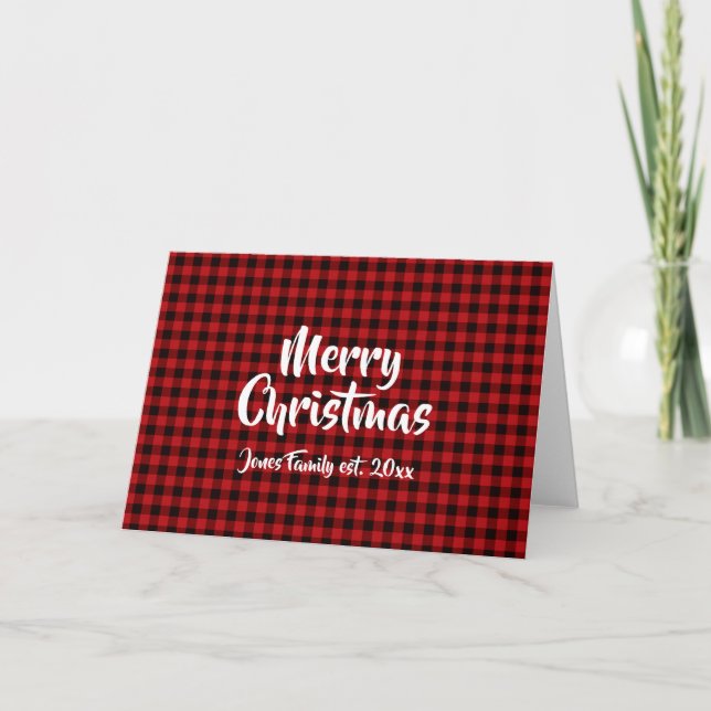Tarjeta Navidades de vacaciones animan, patrón de manto de (Anverso)