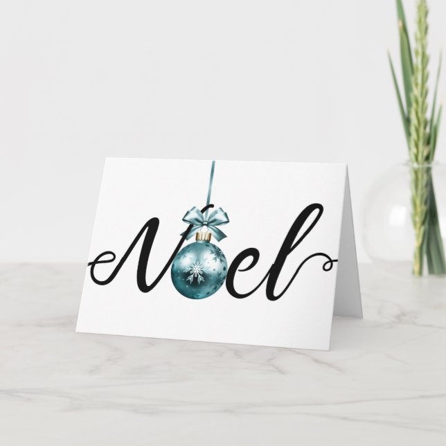 Tarjeta Navidades de vacaciones, Noel (Anverso)