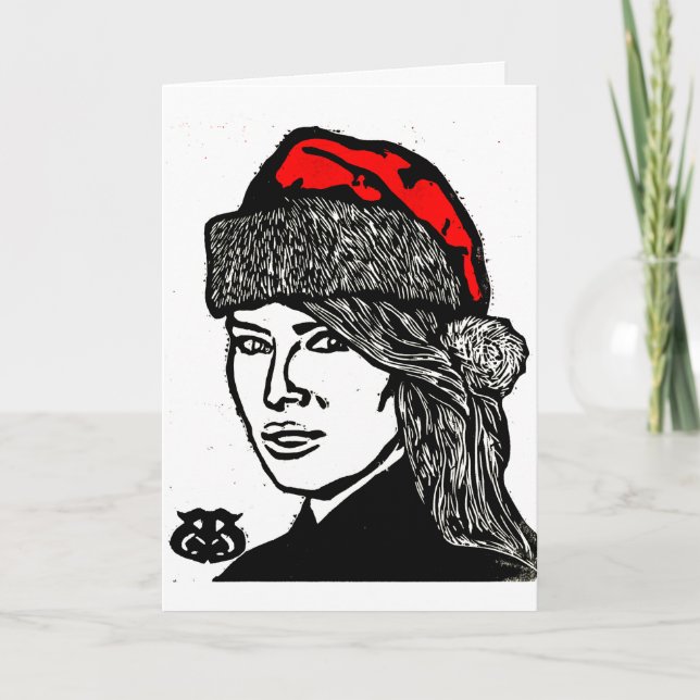 Tarjeta Navidades de vacaciones súper divertidos en Santa  (Anverso)
