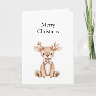 Tarjeta Navidades de venado