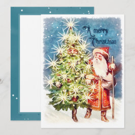 Tarjeta Navidades de Victoria de época