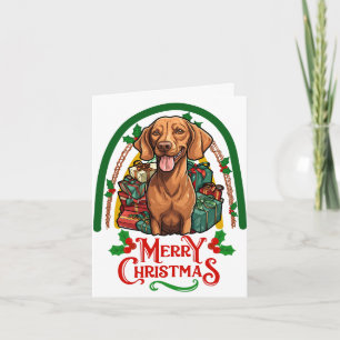 Tarjeta Navidades de Vizsla