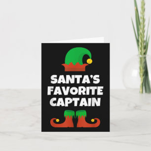 Tarjeta Navidades del Capitán Favorito de los amigos Patin