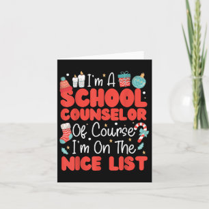 Tarjeta Navidades Del Consejo Escolar, Consejero Escolar D