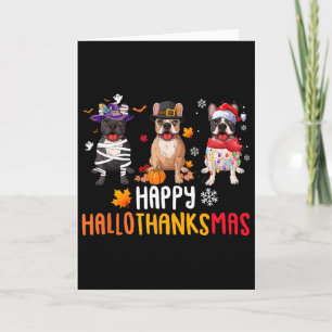 Tarjeta Navidades del Día de Acción de Gracias de Hallowee