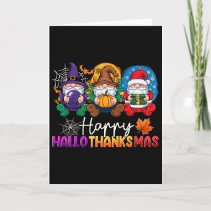 Tarjeta Navidades del Día de Acción de Gracias de Hallowee