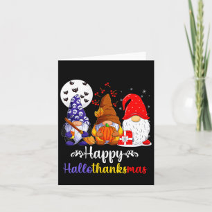 Tarjeta Navidades del Día de Acción de Gracias de Hallowee