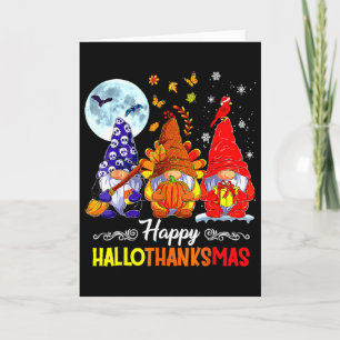 Tarjeta Navidades del Día de Acción de Gracias de Hallowee