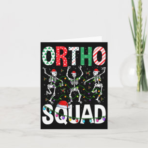 Tarjeta Navidades del Escuadrón Ortográfico Enfermera Orto