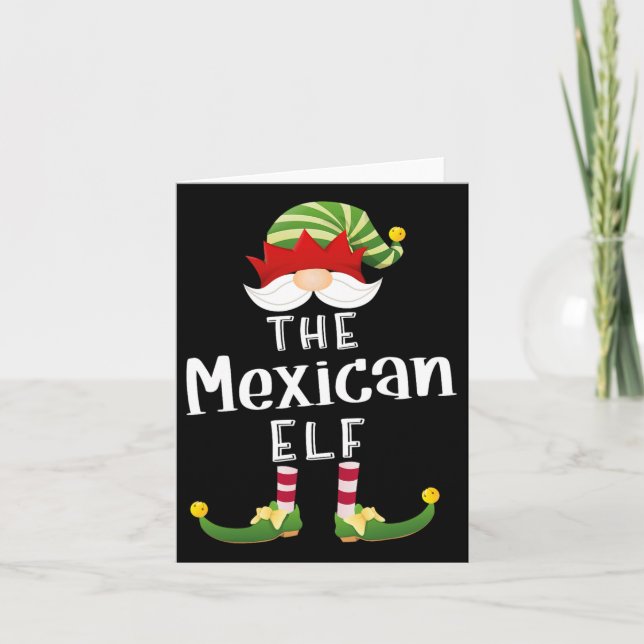 Tarjeta Navidades del grupo Elf mexicano Funny Fiesta Paja (Anverso)