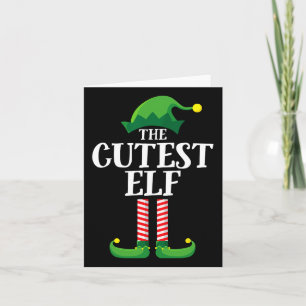 Tarjeta Navidades del grupo familiar Cutest Elf Mateo Fies