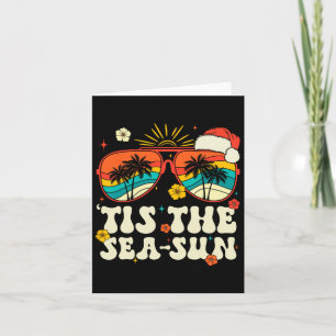 Tarjeta Navidades Del Sea Sun Santa Groovy En Julio Sum