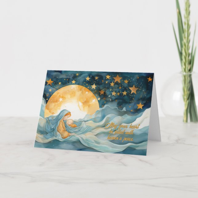 Tarjeta Navidades del sueño dormido (Anverso)