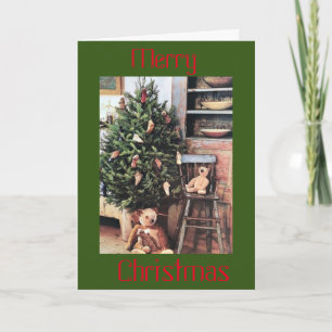 TARJETA NAVIDADES DESEAN FAMILIA, AMIGOS Y FELICIDAD