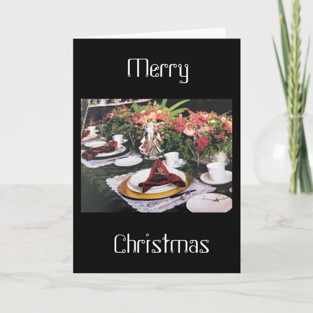 TARJETA NAVIDADES DESEAN FAMILIA, AMIGOS Y FELICIDAD (Anverso)