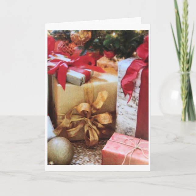 TARJETA ***NAVIDADES DESEAN*** PARA TODOS Y PARA UNO! (Anverso)