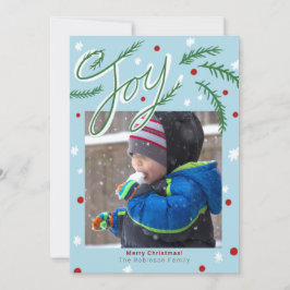 Tarjeta Navidades disfrutan con foto de agujas de pino ver