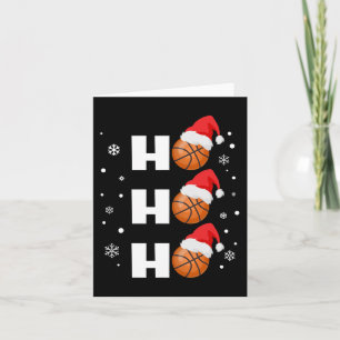 Tarjeta Navidades divertidos Baloncestistas Ho Ho Ho Ho Ho