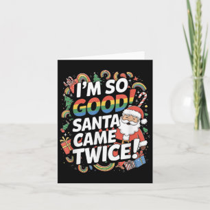 Tarjeta Navidades divertidos de Gay Santa Claus Lgbt Pun P