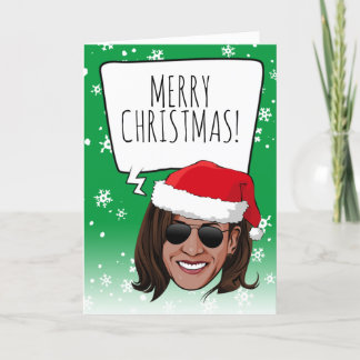Tarjeta Navidades divertidos de Kamala