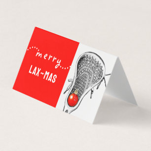 Tarjeta Navidades divertidos de Lacrosse