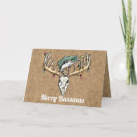 Navidades divertidos de pesca y caza saludan