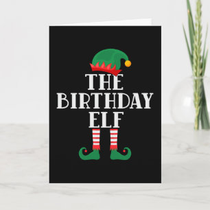 Tarjeta Navidades divertidos del cumpleaños Elf
