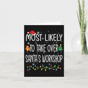 Tarjeta Navidades divertidos muy probablemente se harán ca