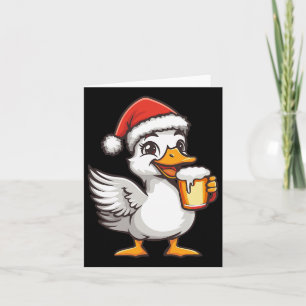 Tarjeta Navidades divertidos se van con comedia de cerveza