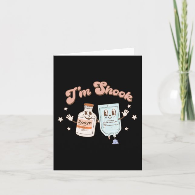 Tarjeta Navidades divertidos Tee Crna Pacu ER ED ICU Coche (Anverso)