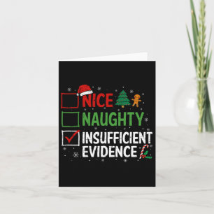 Tarjeta Navidades divertidos, una prueba muy mala