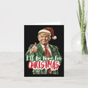 Tarjeta Navidades Donald Trump presidente 2024