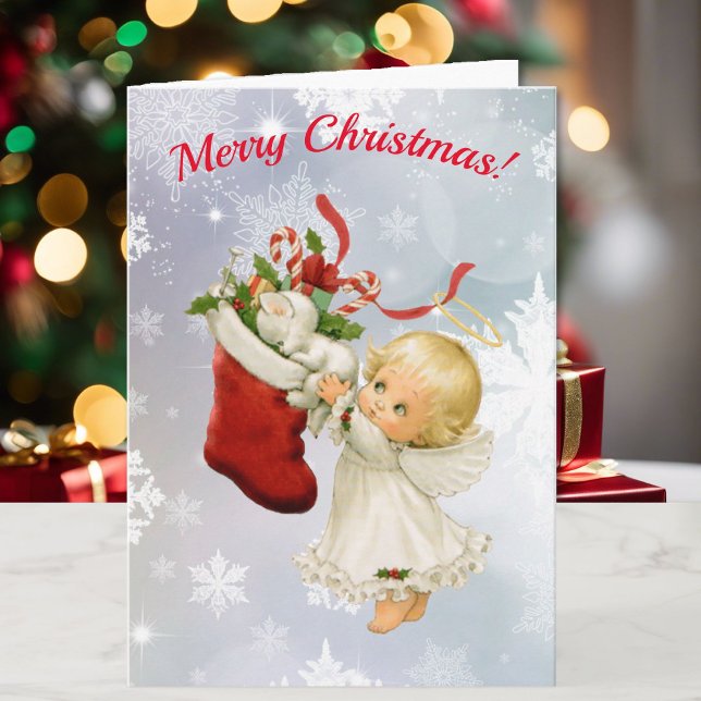 Tarjeta Navidades Dulces el texto de Angel & Kitty (Subido por el creador)