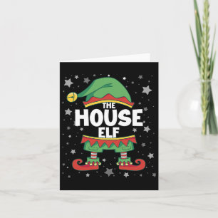 Tarjeta Navidades Elf De La Familia Que Coinciden Con El V