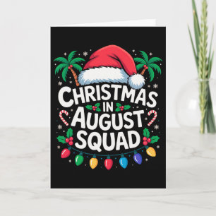 Tarjeta Navidades En Agosto De Nochebuena De Verano Divert